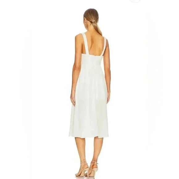 NWT We Wore What Revolve Corset Midi Dress in Whisper White S - Picture 2 of 8